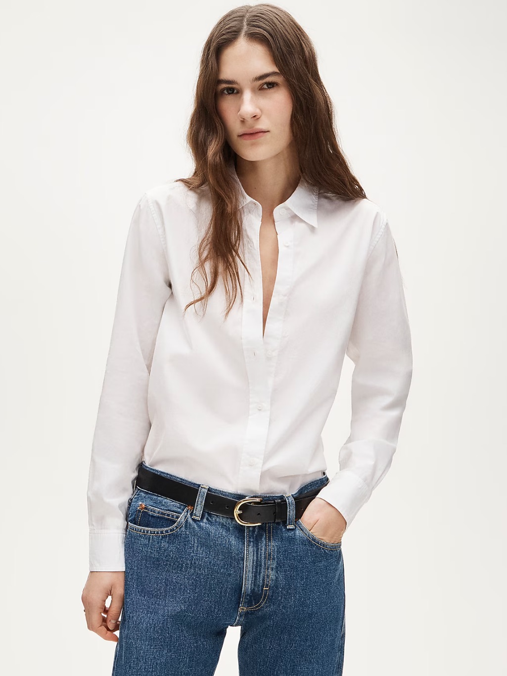 J. Crew Jules Classic-Fit Shirt In Cotton Poplin - White